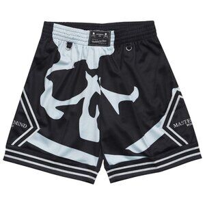 Mastermind Japan x Mitchell & Ness Big Skull Mesh Shorts Black